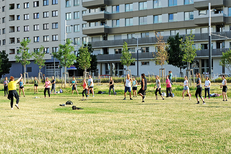Gleis 21 Sonnwendviertel Helmut-Zilk-Park Sonnwendgarten