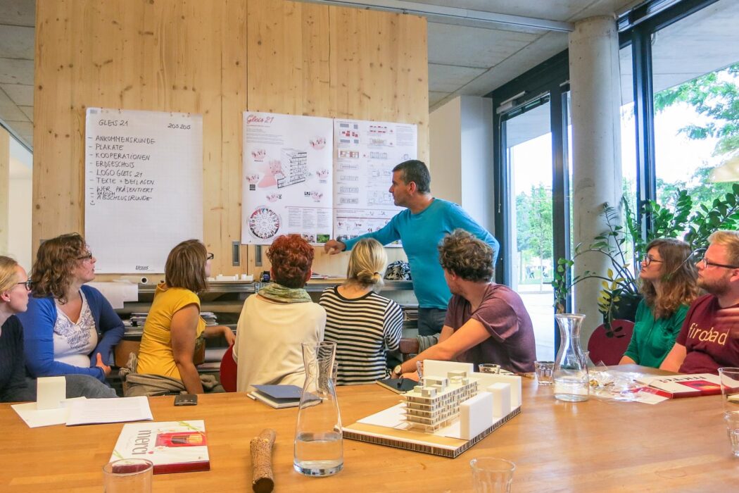 Gleis 21 Baugruppe Wohnprojekt Geschichte 1:1 Architektur Wettbewerb