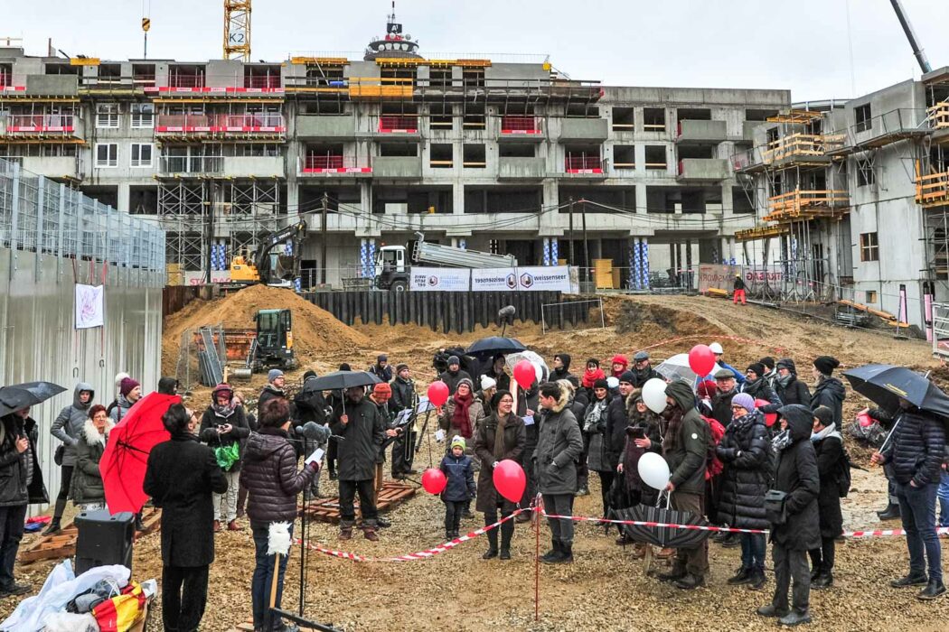 Gleis 21 Baugruppe Wohnprojekt Geschichte Grundsteinlegung